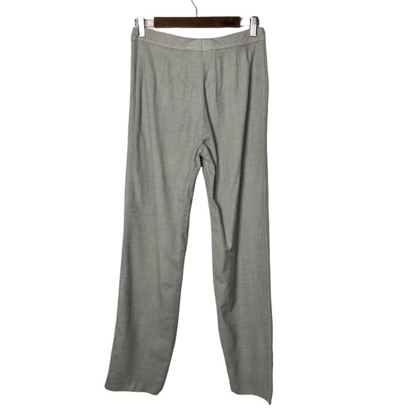 St. John Collection Gray Tweed Hook Closure Dress Pants 8 - Picture 2 of 7